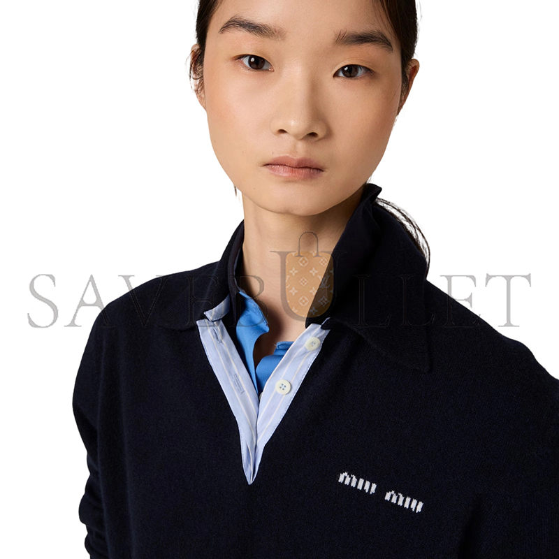 M1v M1v cashmere polo sweater mmla20
